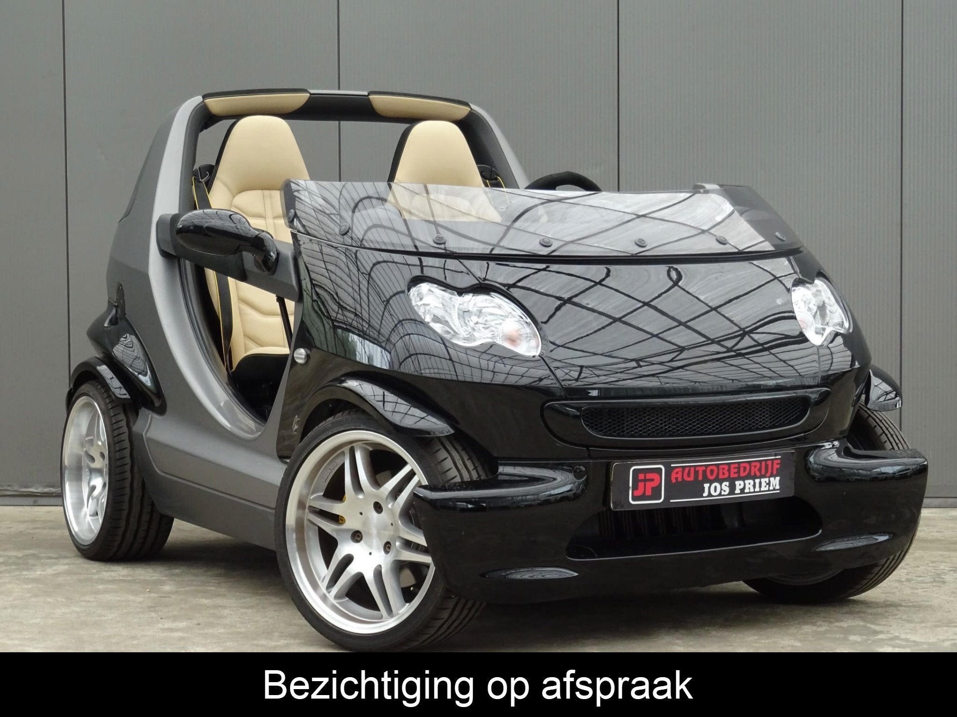 Smart Crossblade smart crossblade * UNIEK DESIGN * BRABUS !, Auto's, Automaat, Gebruikt, Cabriolet, Zwart