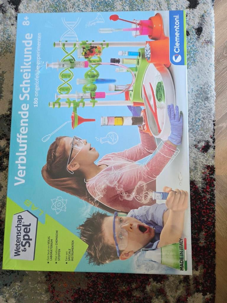 Clementoni Wetenschap & Spel: Verbluffende Scheikunde, Kinderen en Baby's, Speelgoed | Educatief en Creatief, Ophalen, Nieuw, Ontdekken