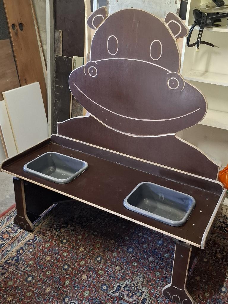 Moddertafel, Ophalen, Gebruikt, Hout, Speelkeuken