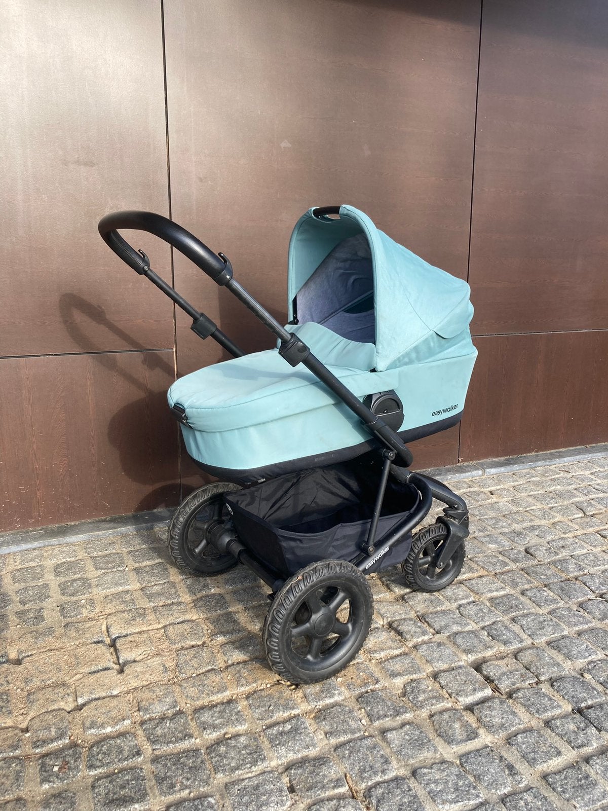 Easywalker harvey 2 kinderwagen groen (coral green), Kinderen en Baby's, Gebruikt, Combiwagen, Met reiswieg, Ophalen