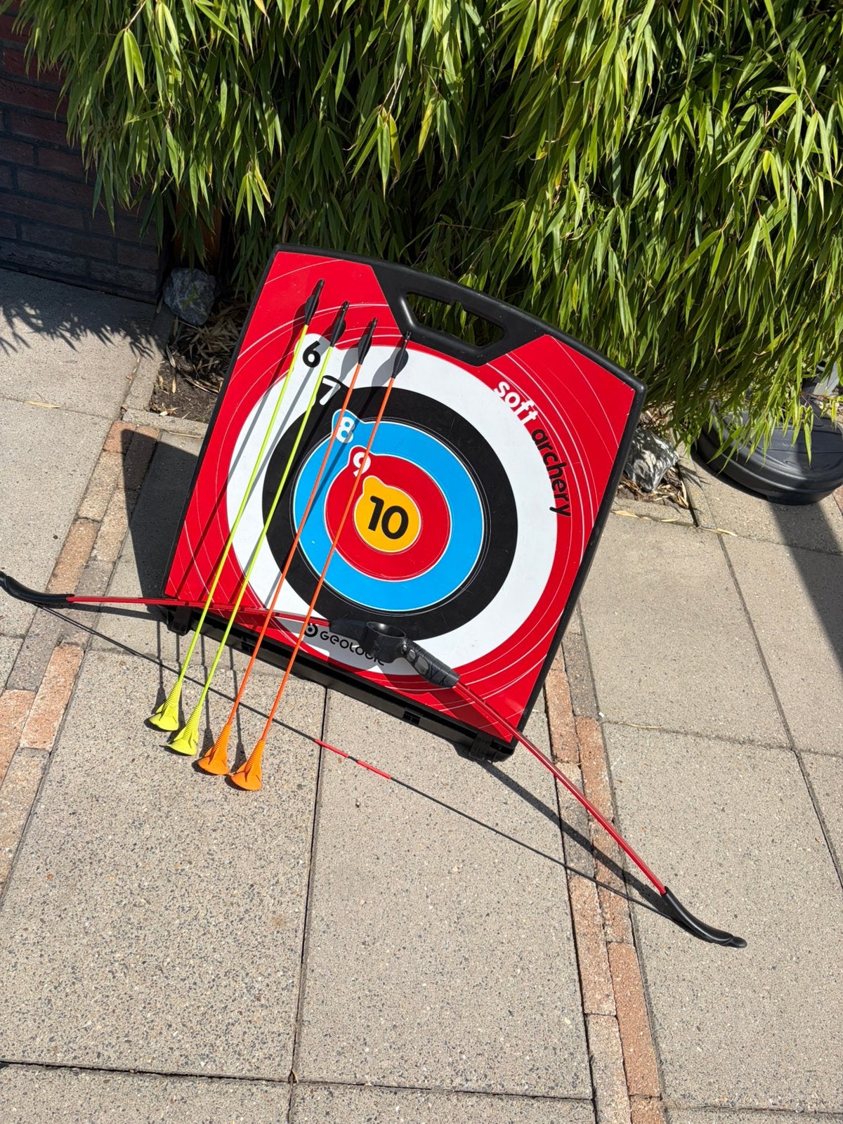 Decathlon Softarchery pijl en boog zuignap, Ophalen, Gebruikt