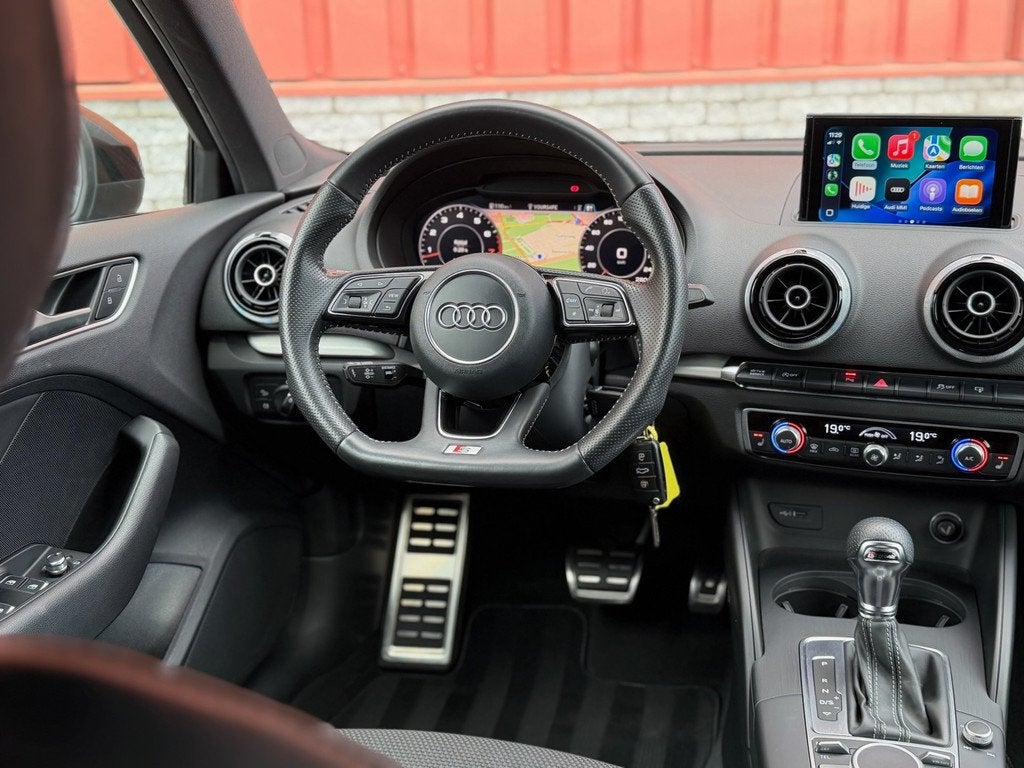 Audi A3 Sportback 1.4 TFSI 3x S-Line Virtual Carplay PDC ACC, Auto's, Audi, Gebruikt, Zwart, 4 cilinders, 150 pk