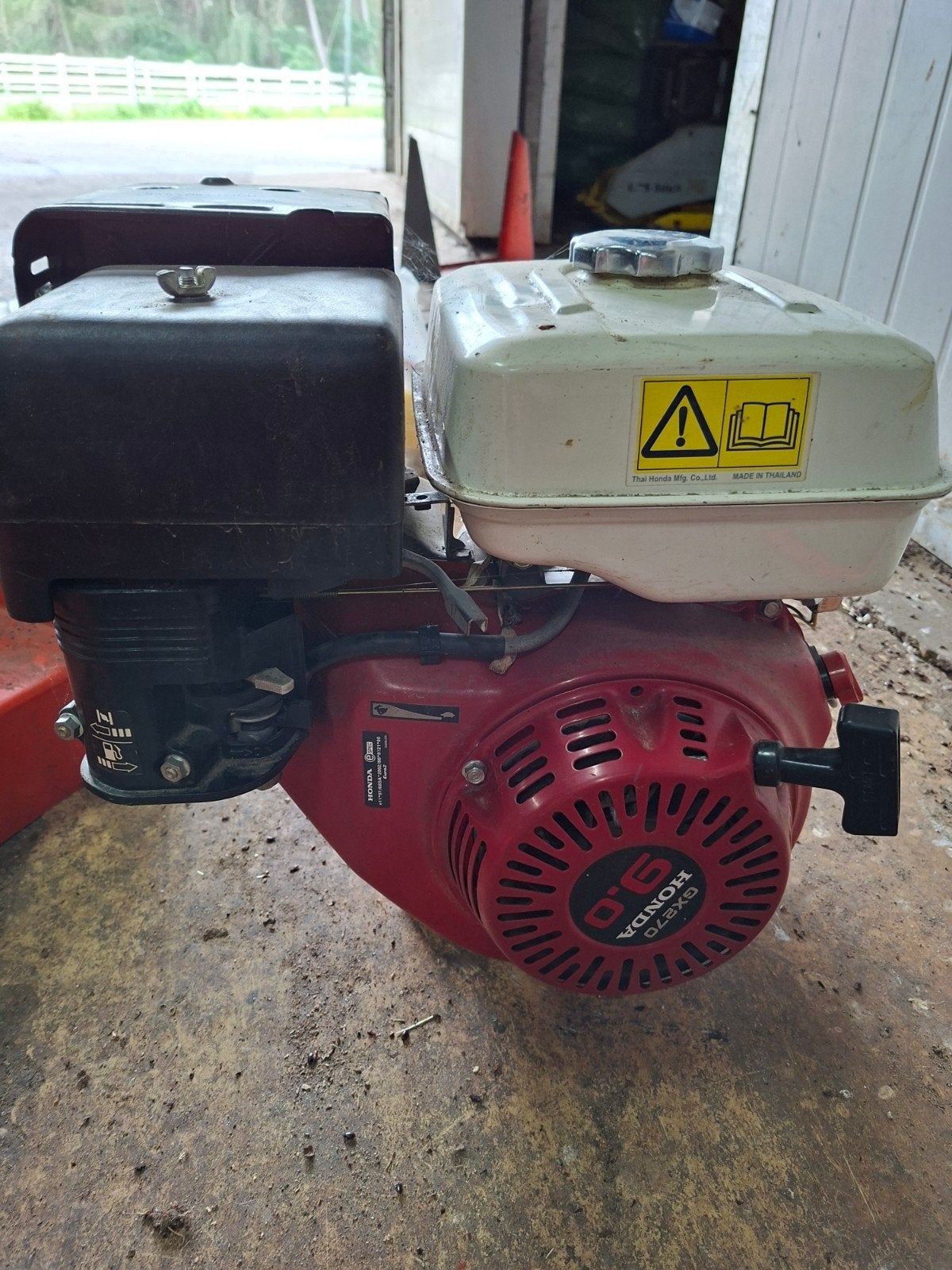 Honda GX270 9pk Benzine Motor - Zeer Goede Staat, Ophalen, Zo goed als nieuw, Benzinemotor