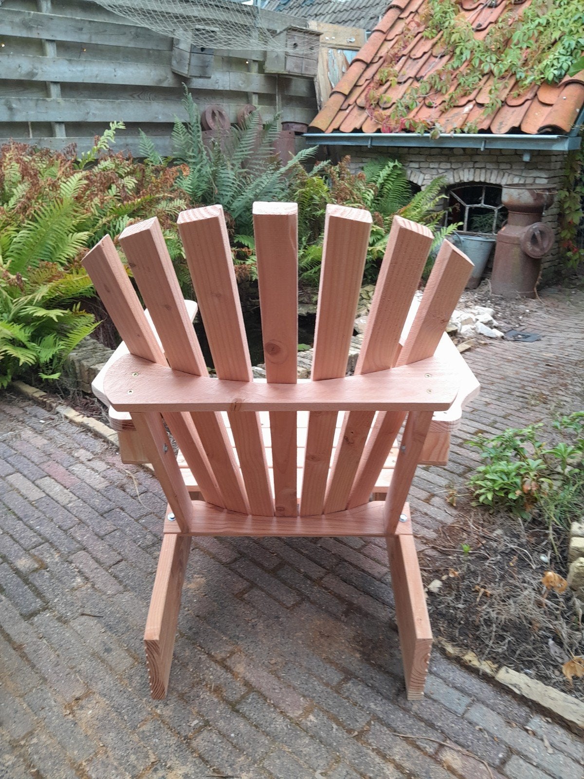 Douglas adirondack bearchair tuinstoel, Ophalen of Verzenden, Nieuw, Hout, Inklapbaar