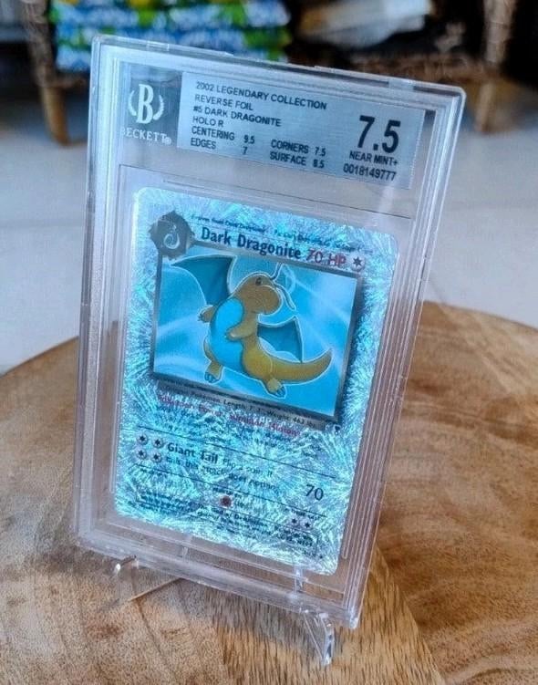 Pokémon Dark Dragonite 70 HP Reverse Foil BGS 7.5, Hobby en Vrije tijd, Verzamelkaartspellen | Pokémon, Ophalen of Verzenden, Zo goed als nieuw