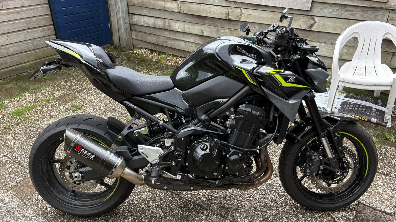 Kawasaki z900 2024 akraprovic 3778km, Nieuw, Motorrijbewijs A, 900 cc, Particulier