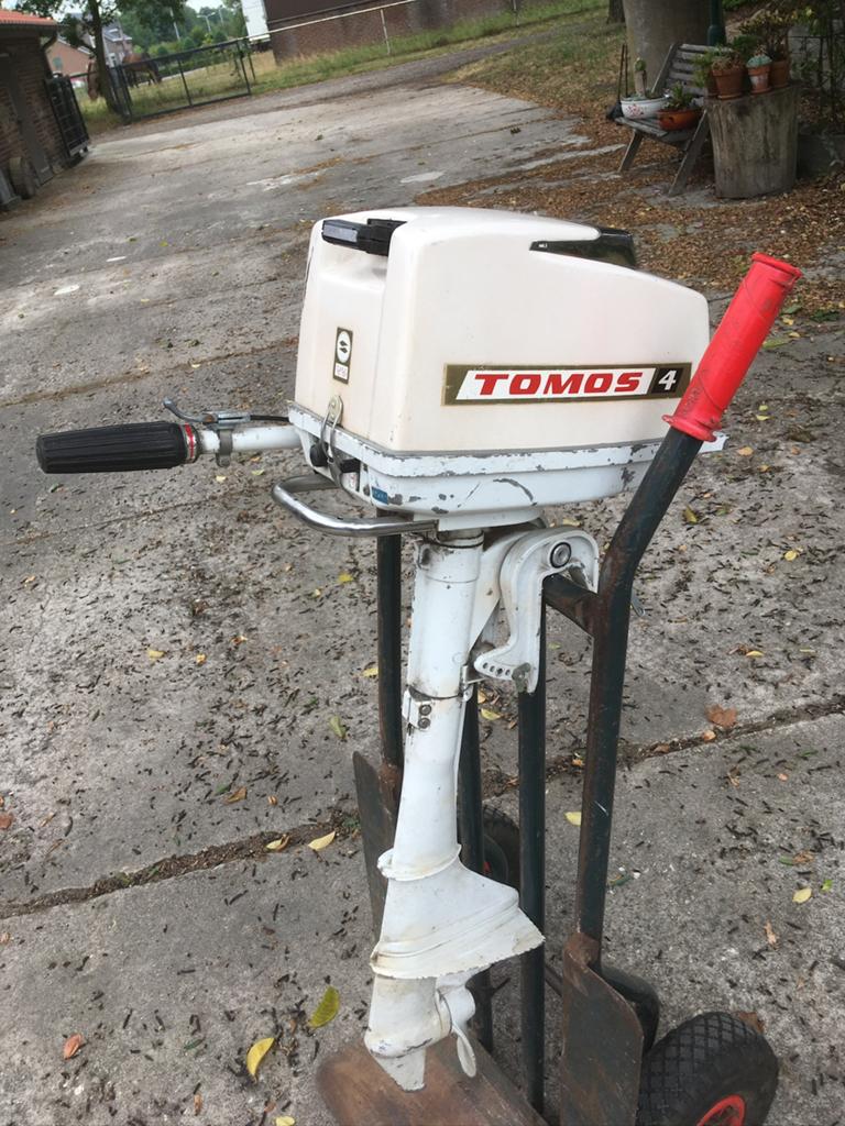 Tomos buitenboordmotor, Ophalen, Zo goed als nieuw, Motor en Techniek, Zeilboot of Motorboot