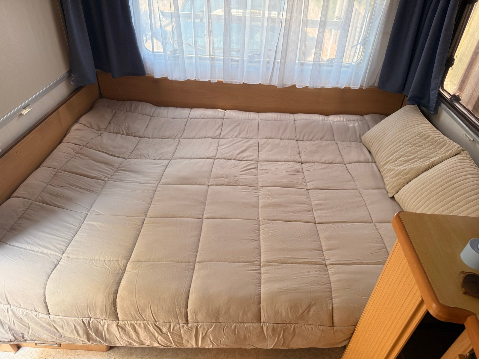 Happybed dekbed 240x220 cm taupe, Ophalen, Bruin, Tweepersoons, Deken of Dekbed