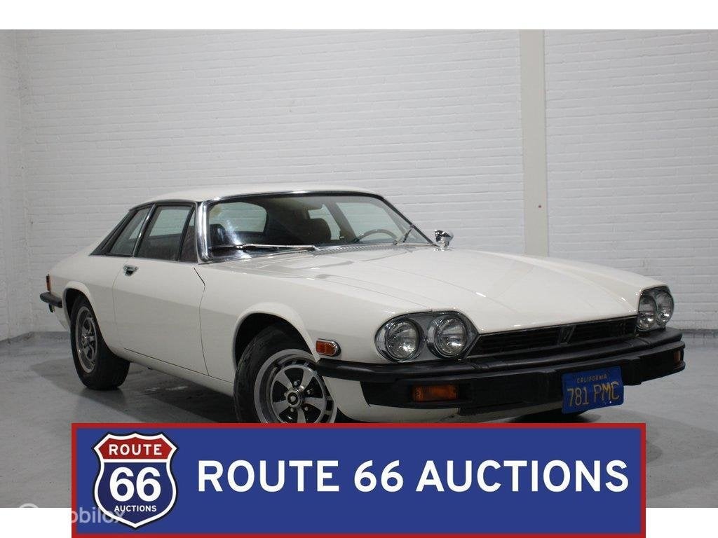 Jaguar XJS V12 | 1976 | Route 66 Auctions, Auto's, Oldtimers, Overige carrosserieën, Zwart, Bedrijf, Handgeschakeld