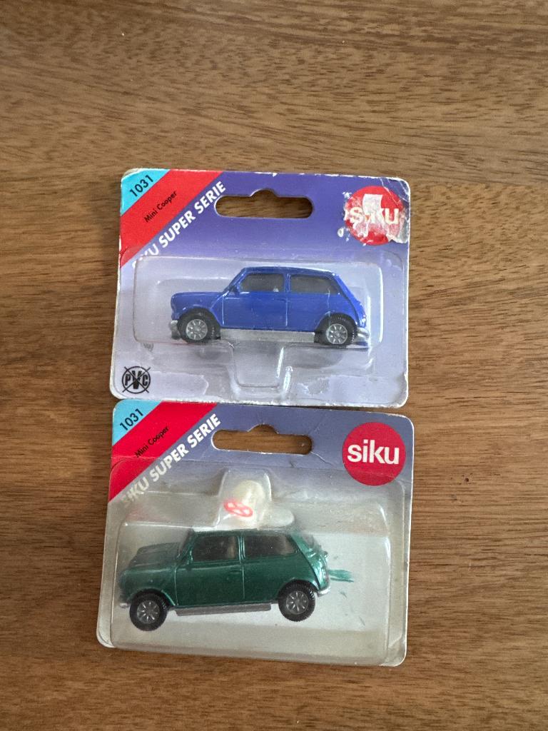 2x Siku mini cooper, Ophalen of Verzenden, Nieuw, Auto, SIKU