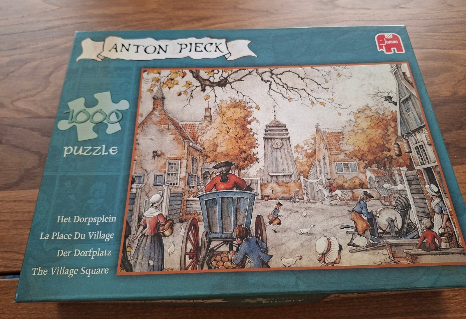 Anton Pieck Puzzel Het Dorpsplein Nieuw, Ophalen of Verzenden, 500 t/m 1500 stukjes, Nieuw, Legpuzzel