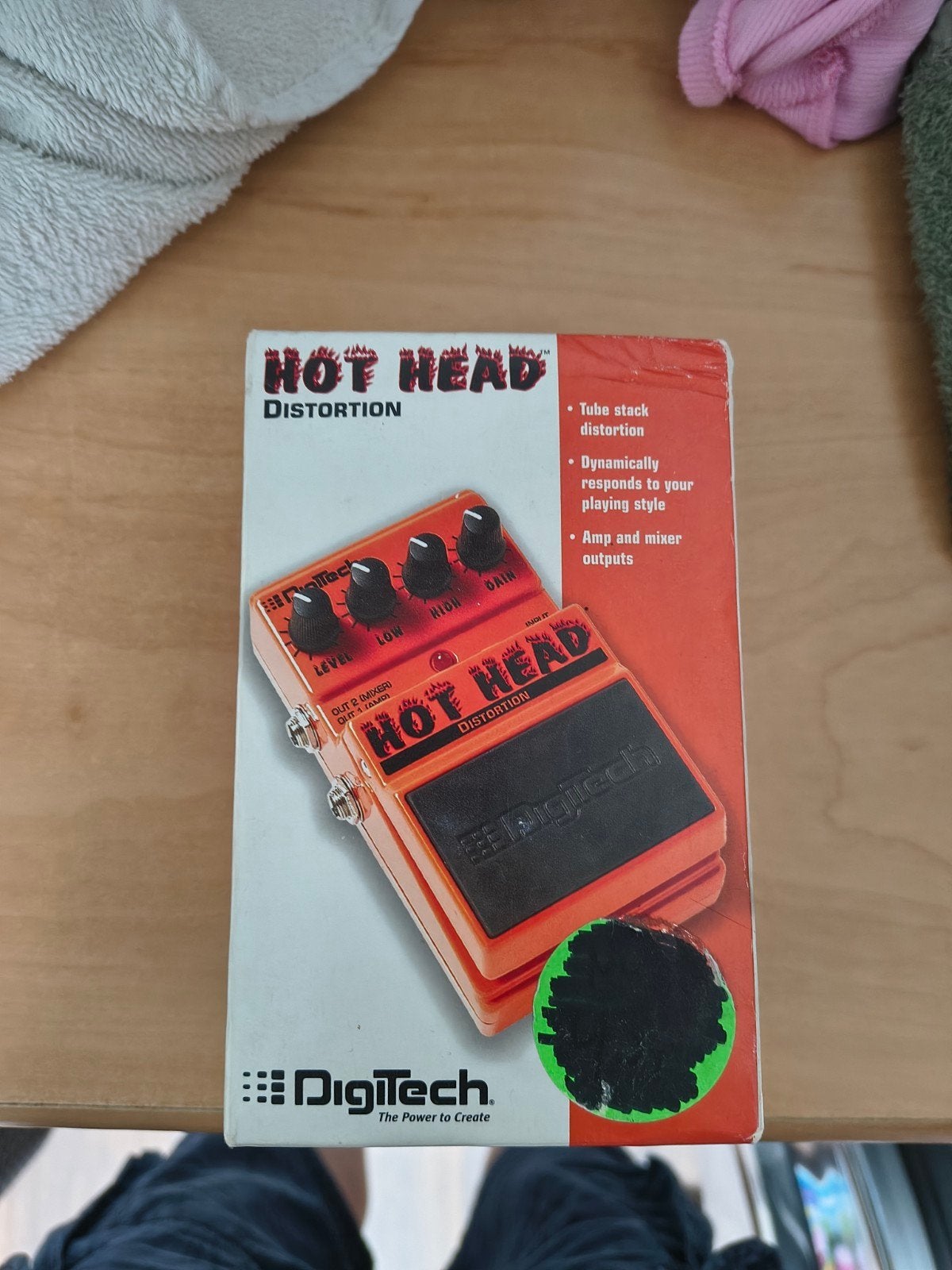 DigiTech Hot Head Distortion pedaal voor gitaar, Ophalen of Verzenden, Zo goed als nieuw, Distortion, Overdrive of Fuzz