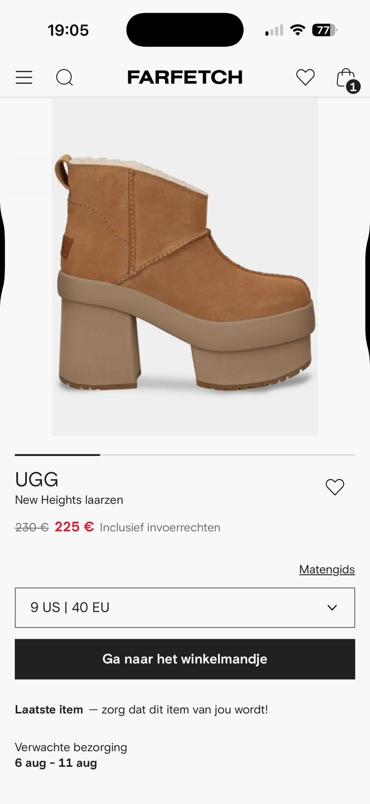 Uggs nieuw maat 38, Kleding | Dames, Ophalen, Beige, Lage of Enkellaarzen, Nieuw