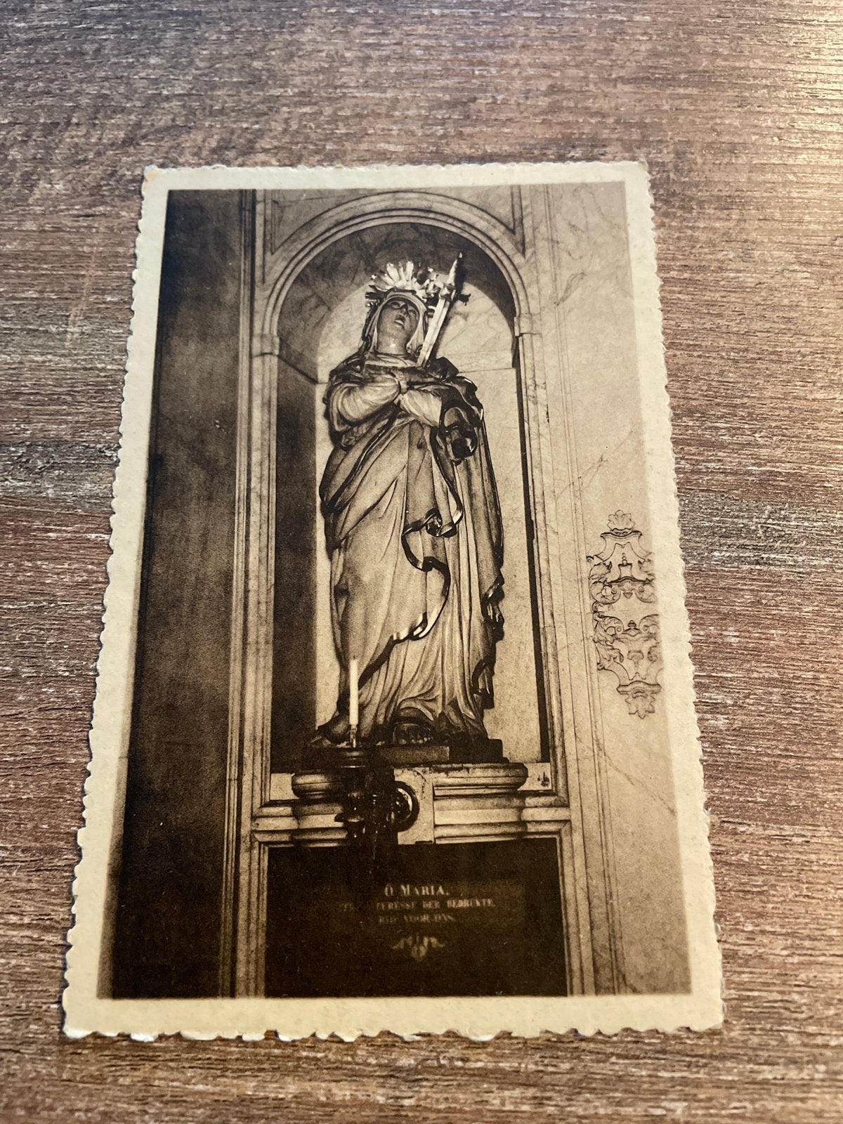 Oude Ansichtkaart St. Carolus Kerk Antwerpen - O.L.V. Weede, Ophalen of Verzenden, Voor 1920, Gelopen, Stad of Dorp