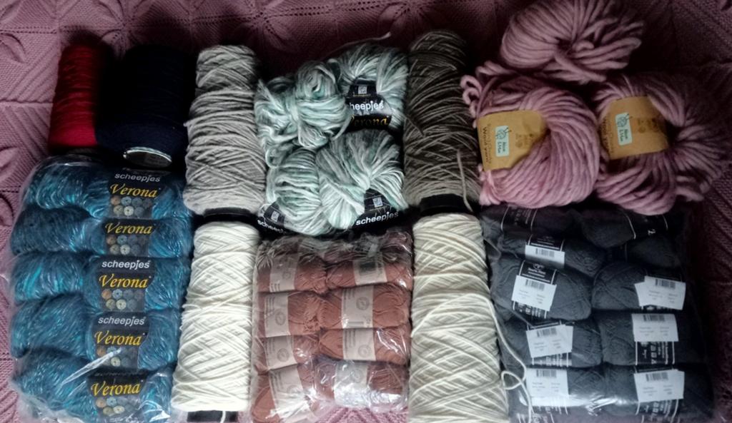 Groot Pakket Brei/Haak Wol & Katoen - 8 kilo Totaal !!!, Hobby en Vrije tijd, Ophalen of Verzenden, Nieuw, Breien of Haken, Wol of Garen