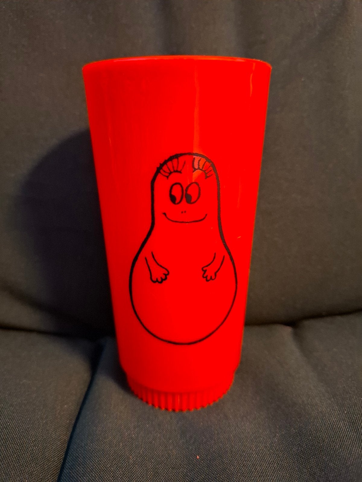 Vintage Barbapapa plastic drinkbeker rood, Ophalen of Verzenden, Gebruikt