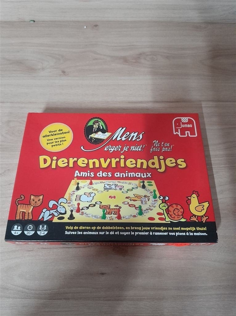Mens erger je niet DierenVriendjes - s5044, Hobby en Vrije tijd, Gezelschapsspellen | Bordspellen, Verzenden, Zo goed als nieuw