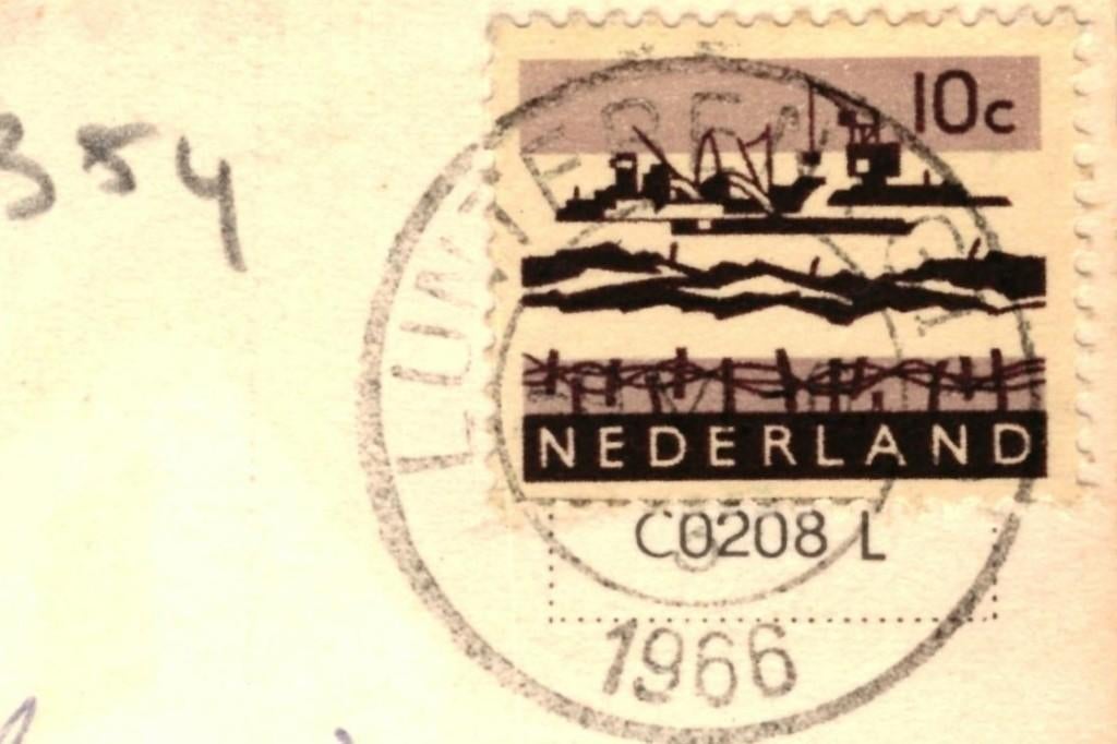 914354 Lunteren Pannekoekhuis Gld 1966 Gelopen met postzegel, Ophalen of Verzenden, 1960 tot 1980, Gelopen, Gelderland