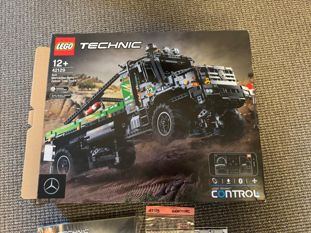 Lego Technic 42129 Mercedes-Benz Zetros Trial Truck, Ophalen of Verzenden, Zo goed als nieuw, Overige merken