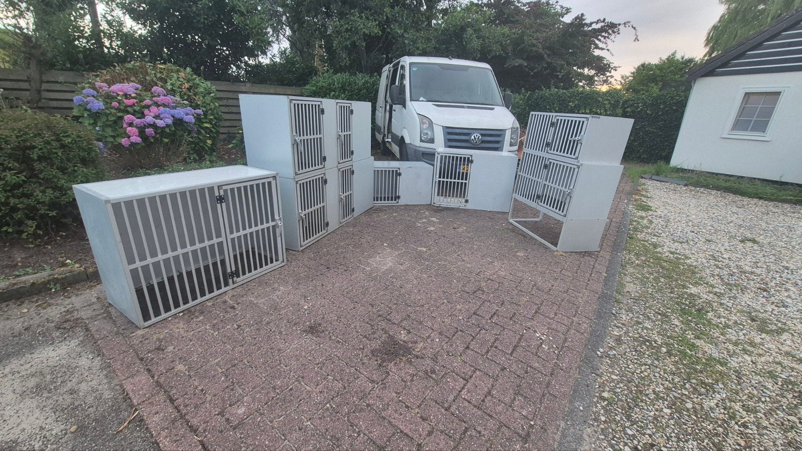 Te koop hondenhokken voor hondentransport., Dieren en Toebehoren, Hondenhokken, Ophalen, Gebruikt, Hondenhok, Minder dan 65 cm