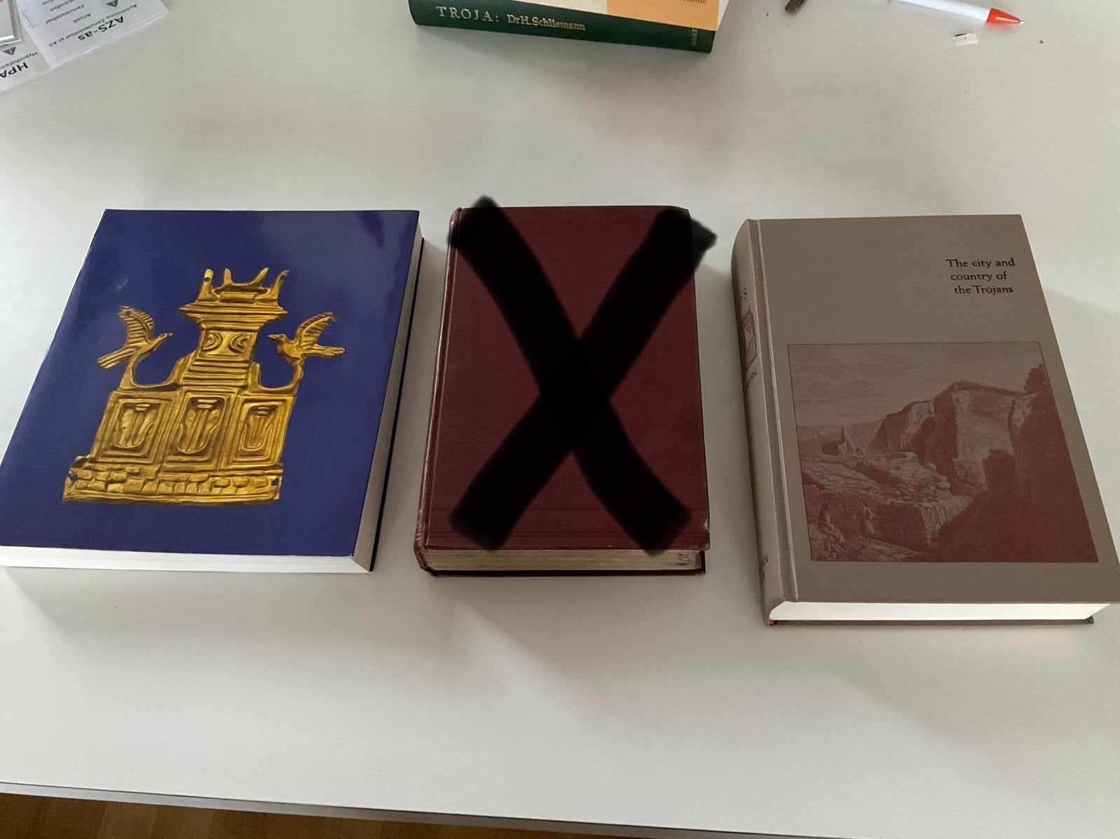 Nog 2 Schliemann boeken over o.a. Troje 30 euro per stuk, Ophalen of Verzenden, Nieuw, Europa