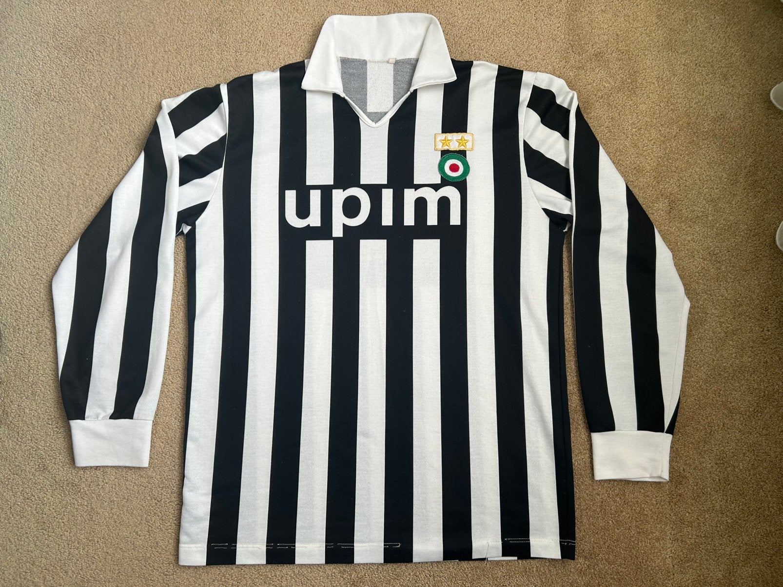 Juventus Thuisshirt 1990/1991 UPIM (lange mouwen) – Maat L, Ophalen of Verzenden, Gebruikt, Shirt