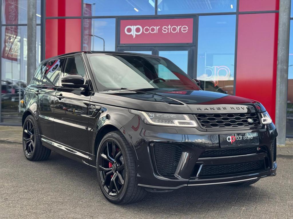 Land Rover Range Rover Sport P575 SVR Full | Panorama | Carb, Automaat, Zwart, Leder, Bedrijf