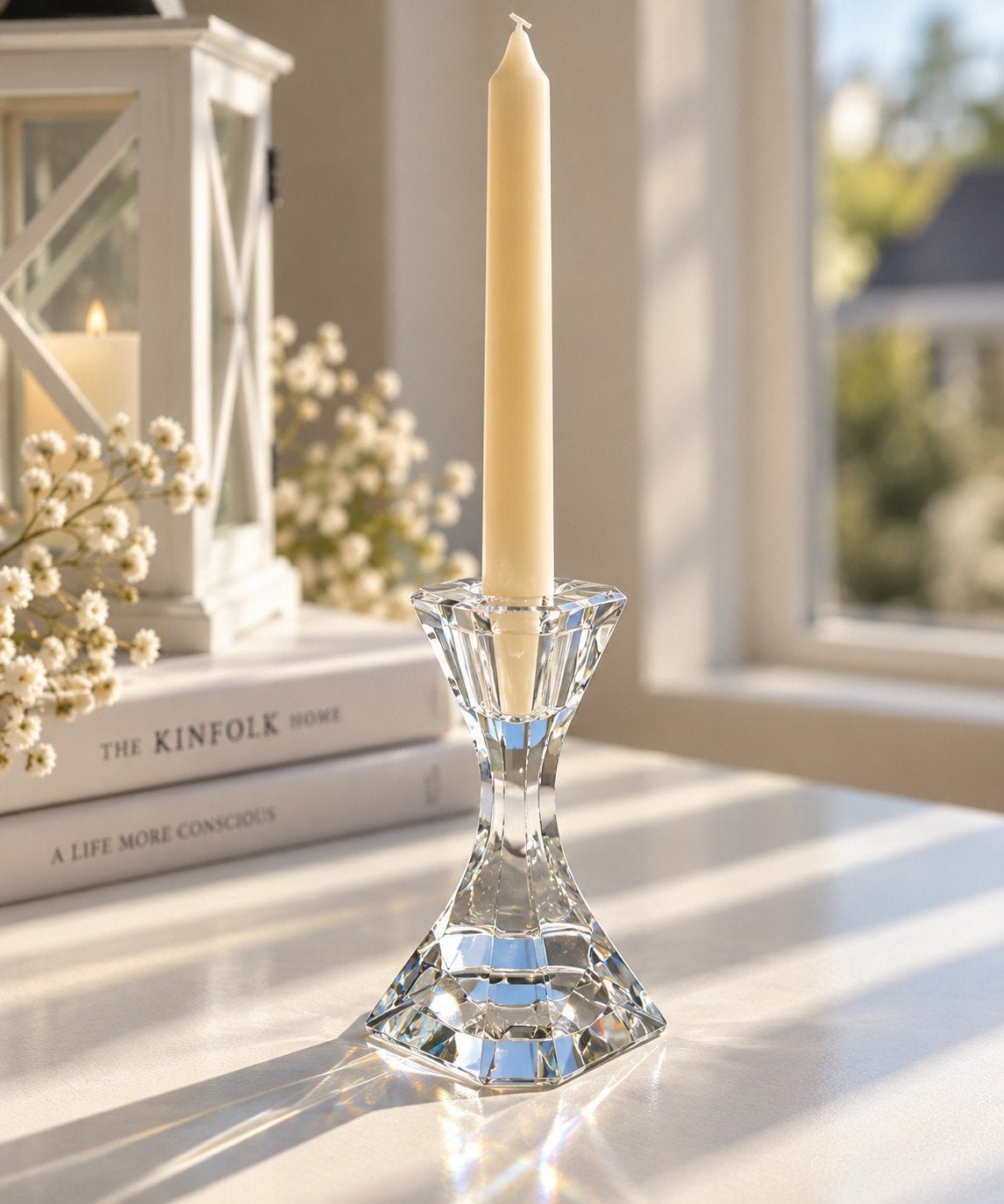 Villeroy & Boch kristallen kandelaar, Antiek en Kunst, Ophalen of Verzenden, Kristal