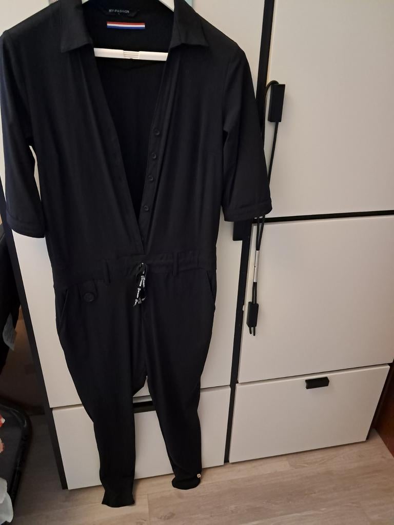 My pashion jumpsuit mt L Zwart., Ophalen of Verzenden, Zo goed als nieuw, Maat 42/44 (L), Zwart