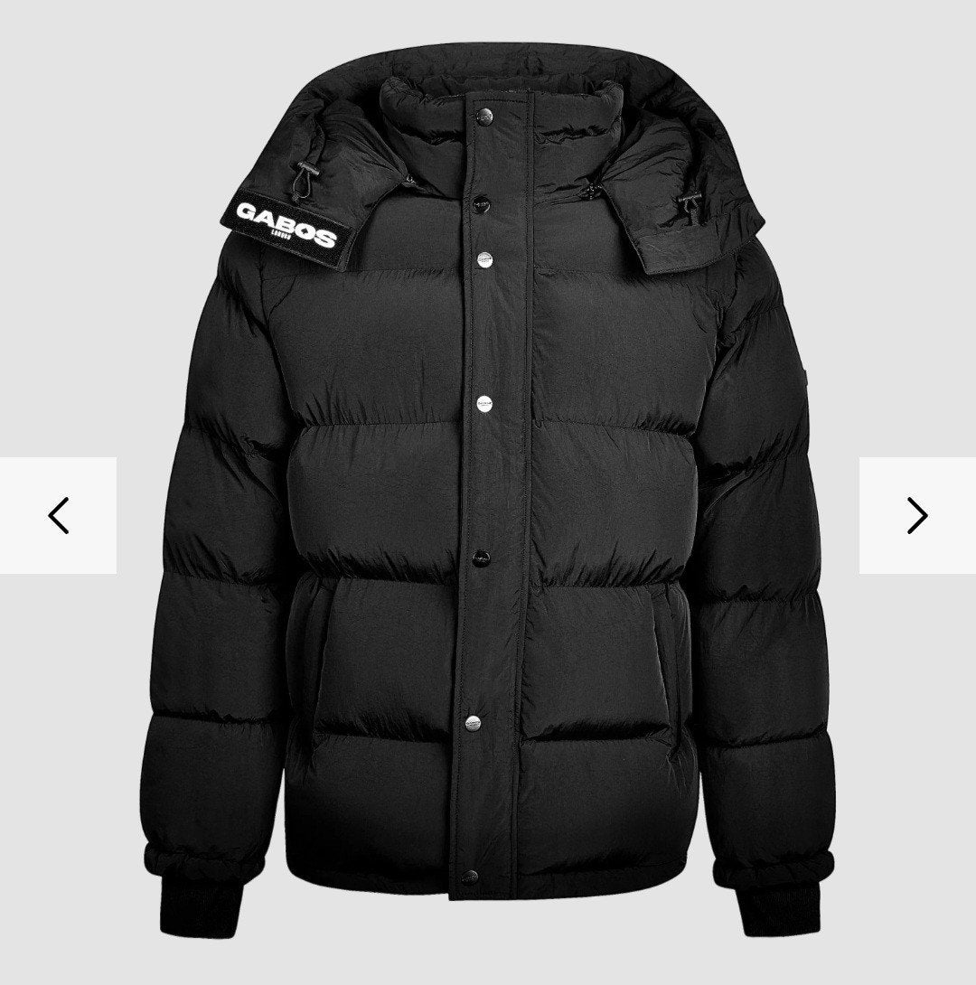 GABOS Winterjas -  Street Bomber Black Puffer Jacket NIEUW S, Ophalen of Verzenden, Nieuw, Zwart, Gabos