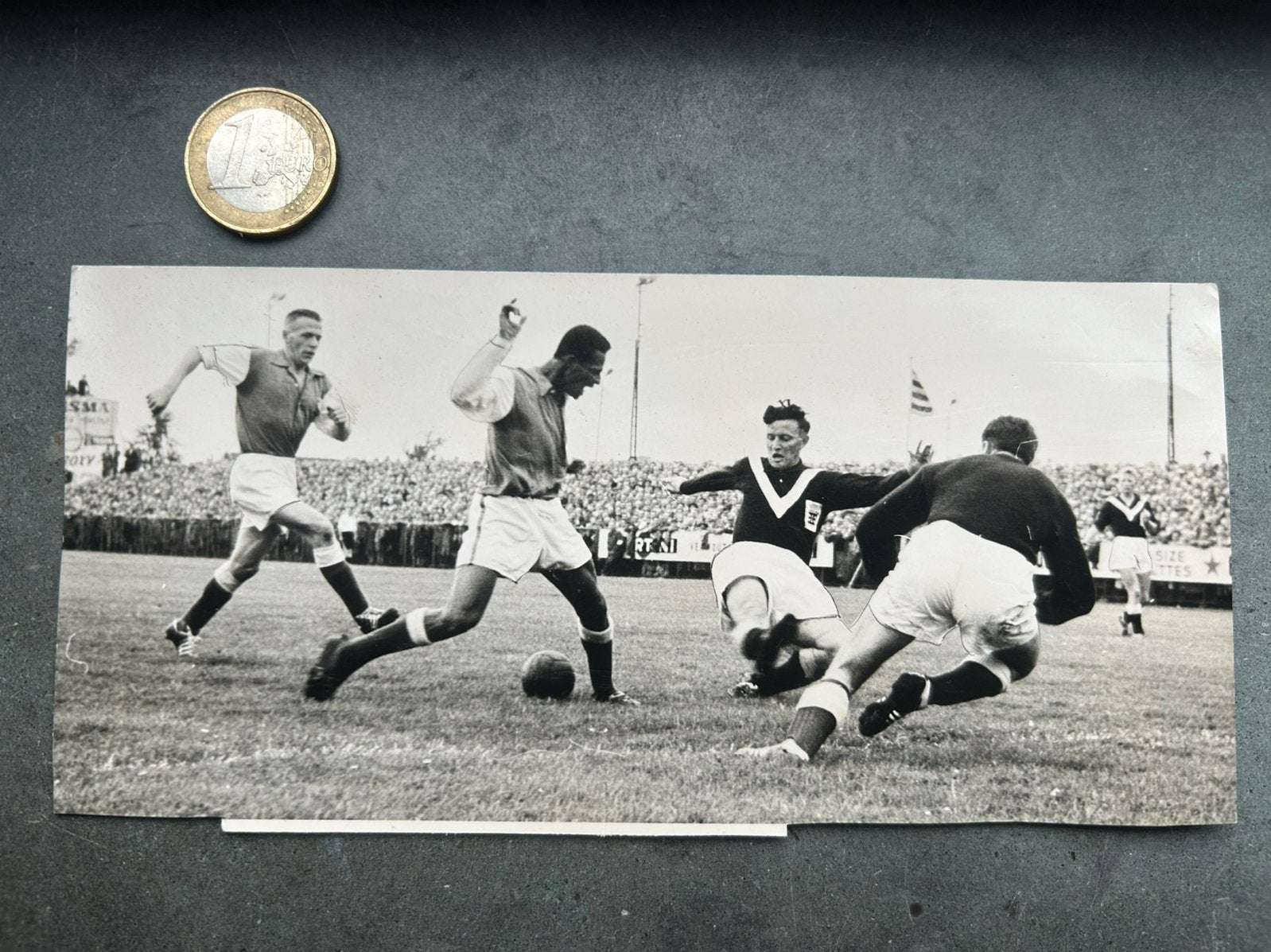 Persfoto 1957 Abe Lenstra v. Kilsdonk Humphrey Mijnals Kraak, Verzamelen, Gebruikt, Foto, Ophalen of Verzenden, 1940 tot 1960