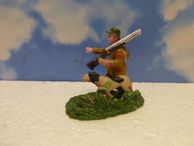lemax hunting ducks kerstdorp jager eenden poppetje scenery, Ophalen of Verzenden, Zo goed als nieuw