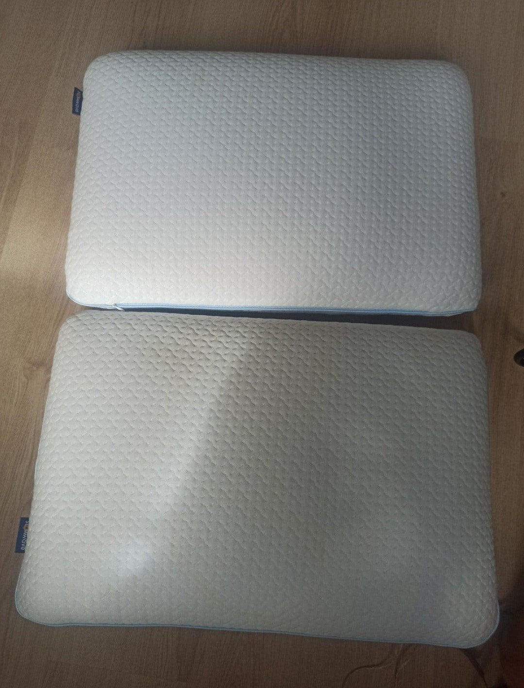 2x hoofdkussen Slowwave Honeycomb TPE pillow, Eenpersoons, Wit, Ophalen of Verzenden, Zo goed als nieuw