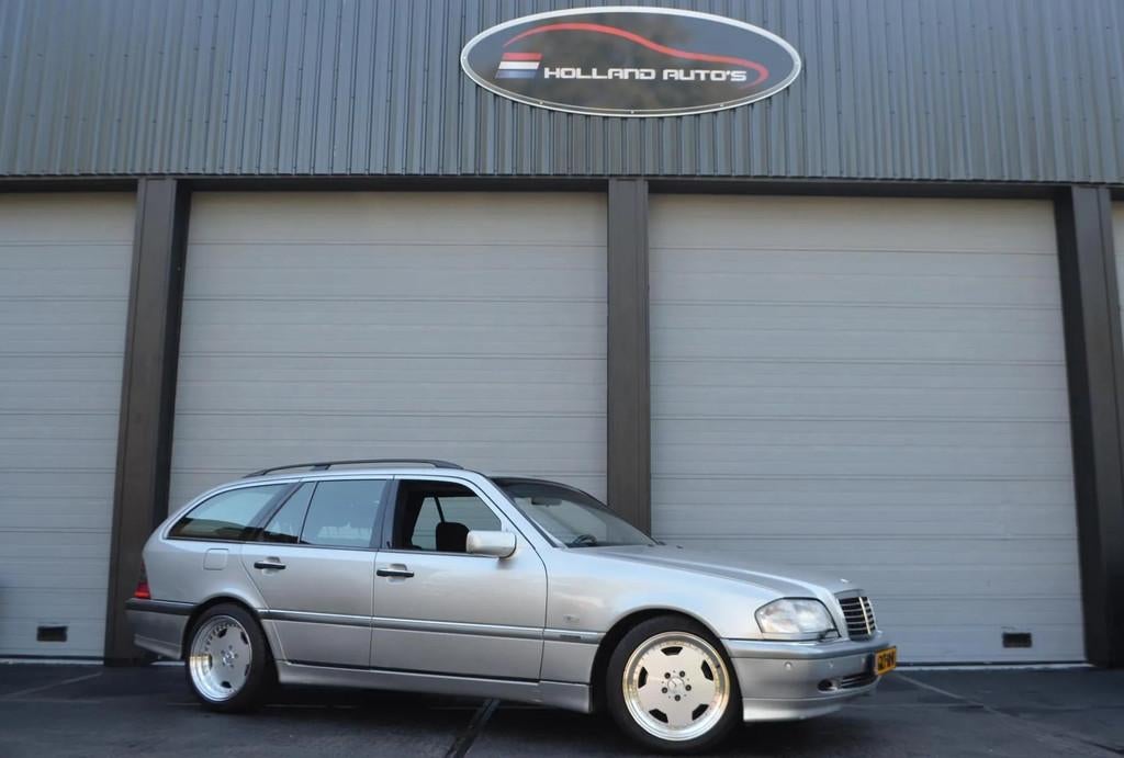 Mercedes-Benz C-klasse Combi 280 Elegance Youngtimer breedst, Stof, Gebruikt, Zwart, Bedrijf
