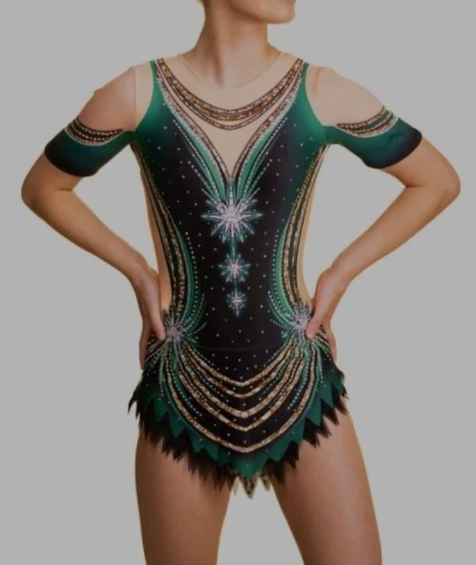 Twirl-, turn-, acro-, ritmisch gympakje Maat AM, Sport en Fitness, Turnen, Nieuw, Maat 36 t/m 42, Ophalen of Verzenden, Turnpak(je)