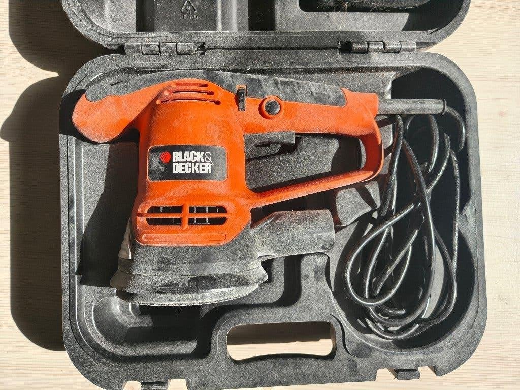 Black & Decker KA191EK Orbital Sander, Ophalen, Gebruikt, 1200 watt of meer, Excentrische schuurmachine