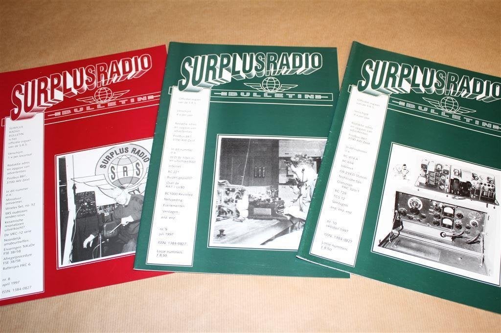 Surplus Radio Bulletin - Nrs. 8 t/m 10 1997 !!, Boeken, Ophalen of Verzenden, Zo goed als nieuw, Elektrotechniek