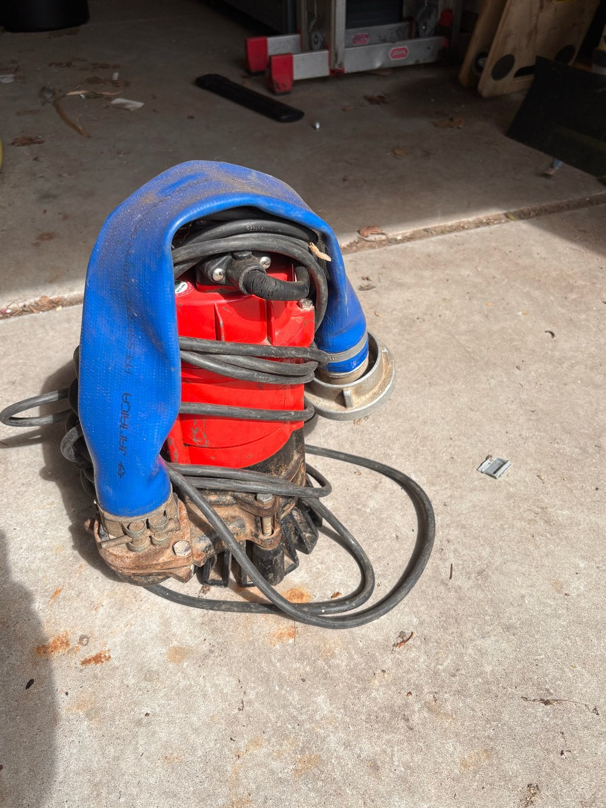 Professionele dompelpomp Robu-Pumpe SP-04A met slang, Ophalen of Verzenden