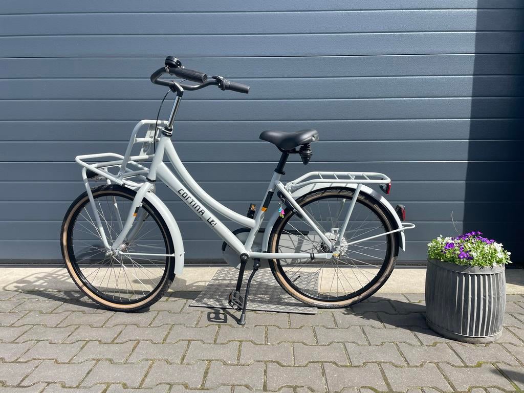 Cortina U4 Solid 24 Inch meisjesfiets - matt smooth grey, Ophalen of Verzenden, Gebruikt, 24 inch