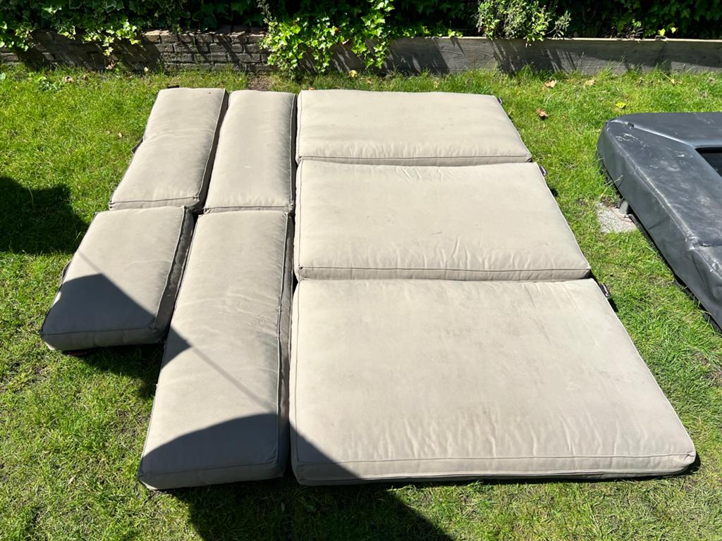 Loungebank kussenset voor palletbank - Redzipper, Tuin en Terras, Ophalen, Gebruikt
