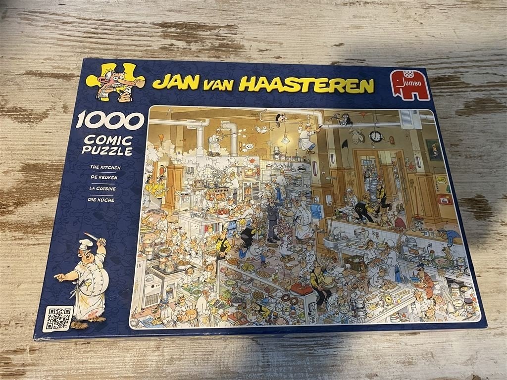 jan van haasteren - de keuken 1000 stuks [s712], Verzenden, 500 t/m 1500 stukjes, Zo goed als nieuw
