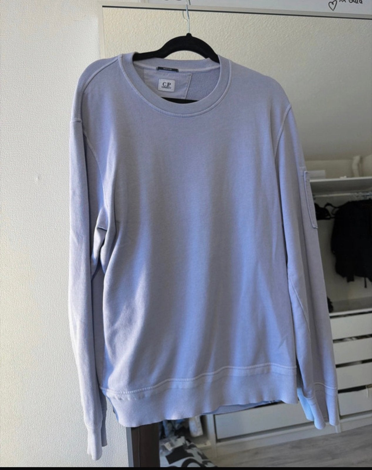 C.P. Company Resist Dyed Crewneck Sweatshirt, Kleding | Heren, Ophalen, Zo goed als nieuw, Maat 48/50 (M), Paars