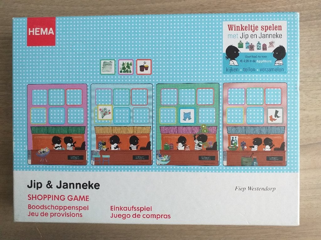 Jip & Janneke Boodschappenspel. (Hema), Verzenden, Gebruikt, HEMA
