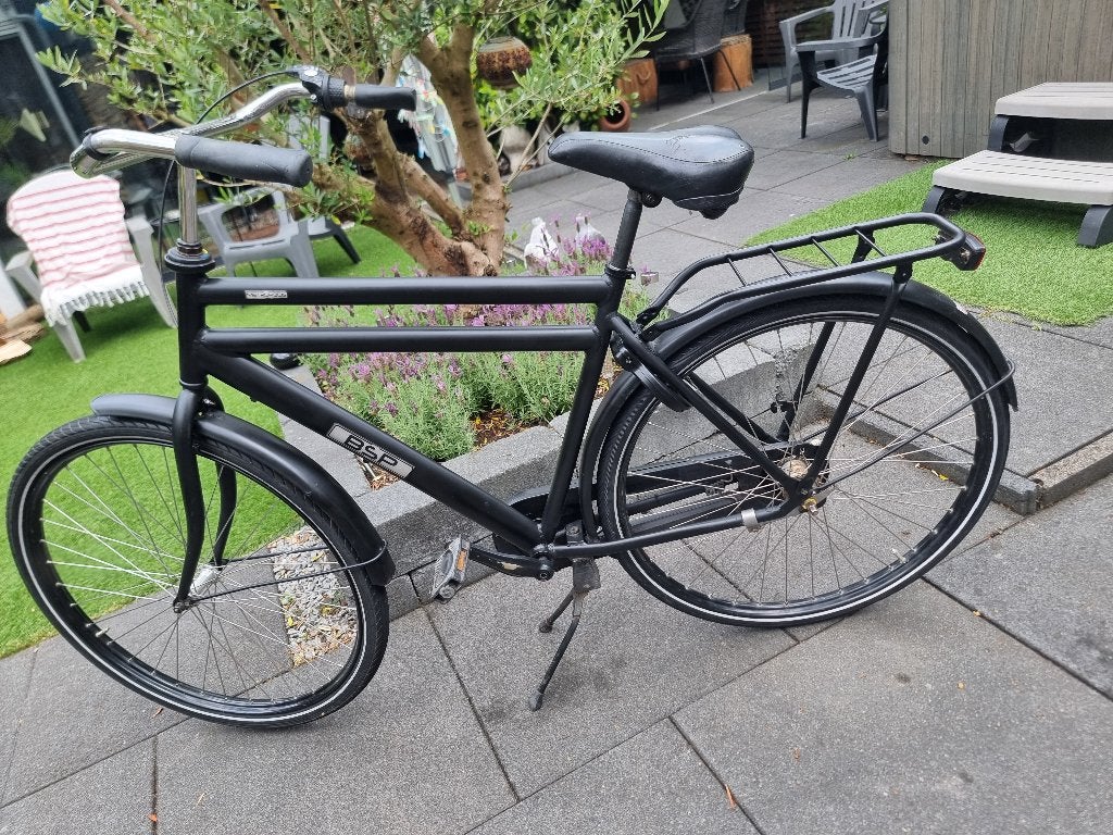 Heren fiets framemaat 55cm, Terugtraprem, Gebruikt, Versnellingen, 53 tot 57 cm