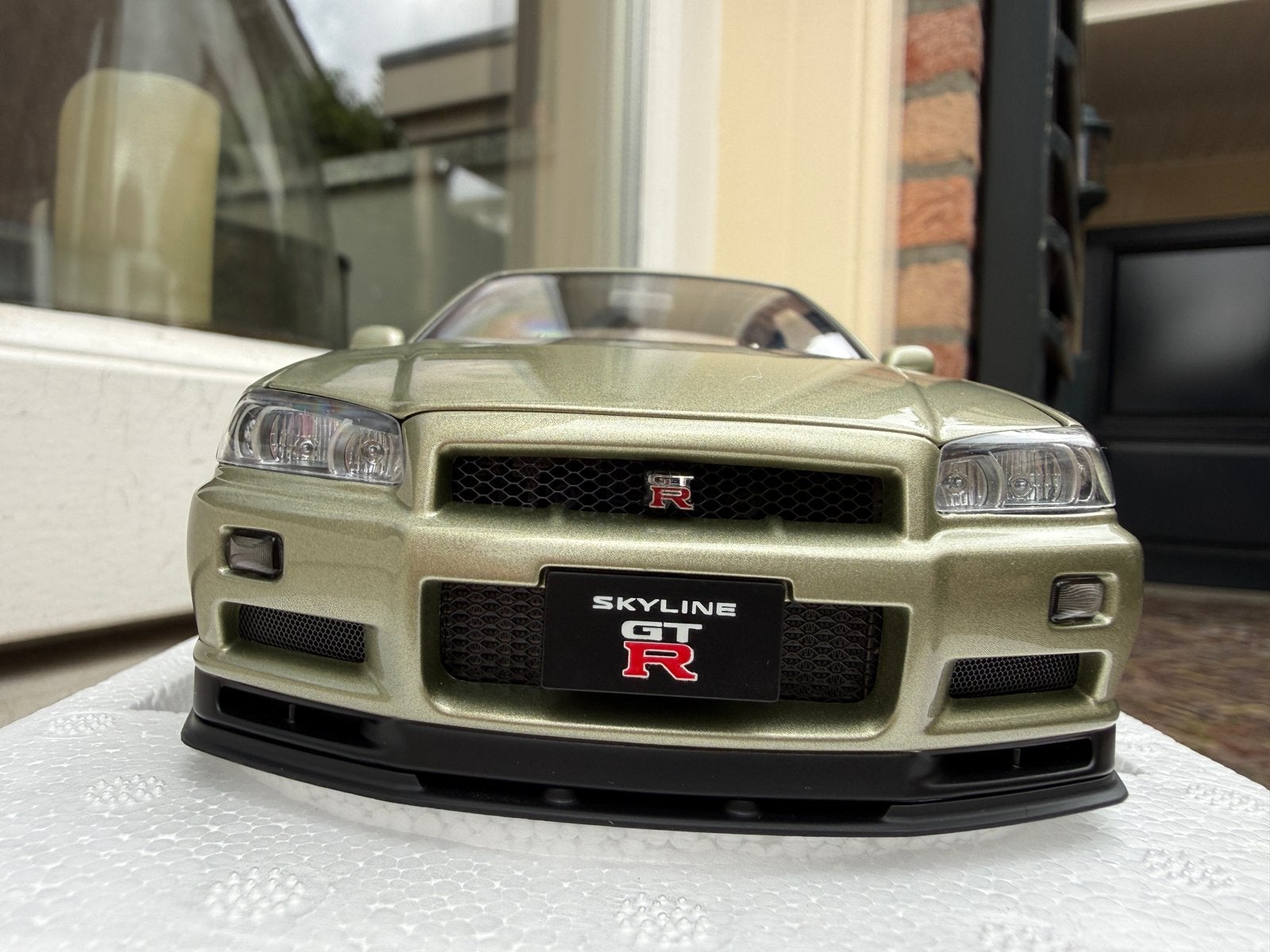 1:18 Nissan Skyline R34 Millennium Jade BBS Autoart 77405, Auto, Autoart, Ophalen of Verzenden, Zo goed als nieuw