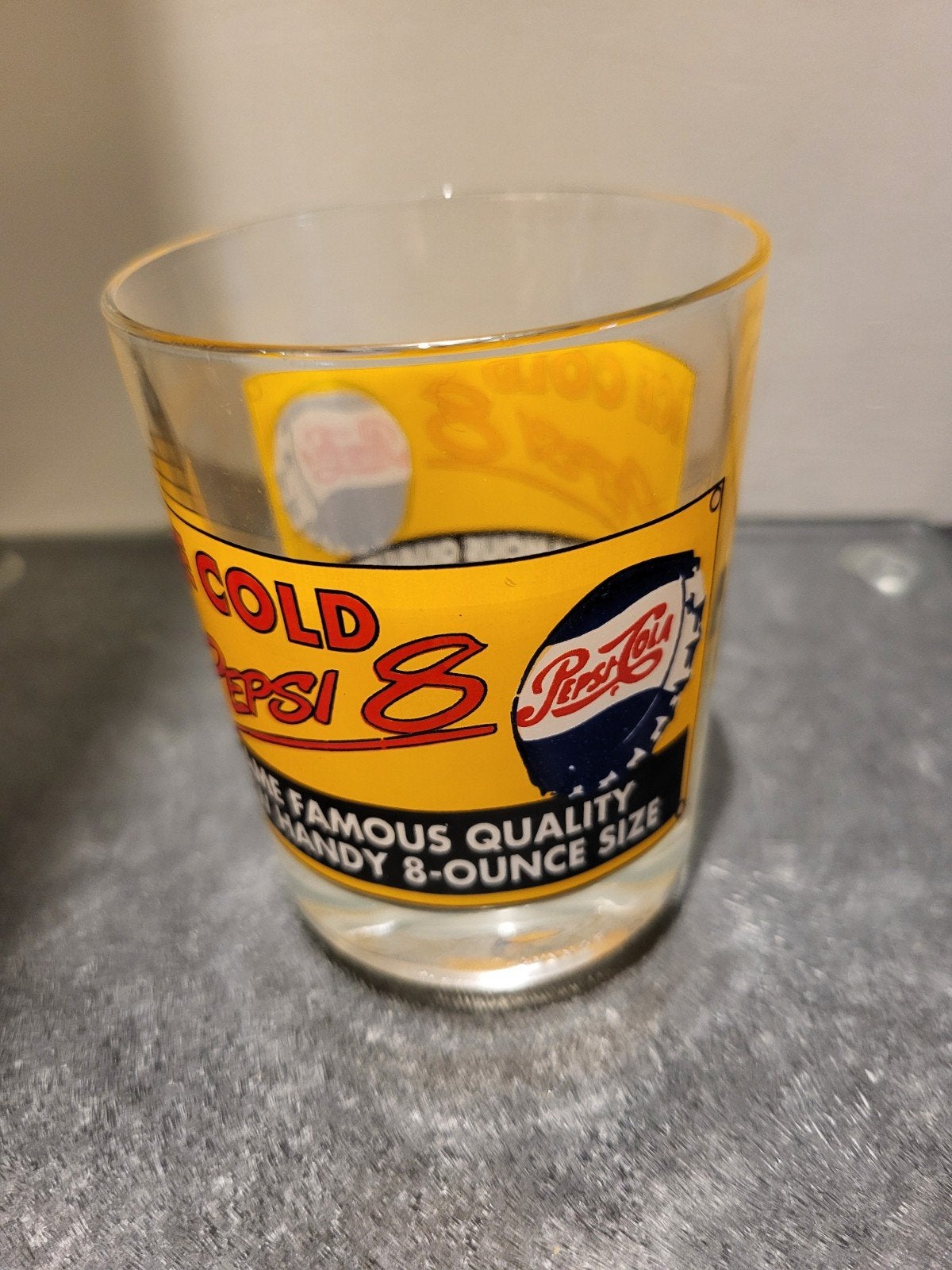 Vintage Pepsi-Cola Glas - 8 Ounce, Ophalen of Verzenden
