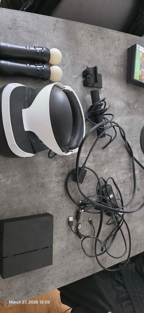 PSVR met 2 PS Move controllers - Compleet en werkend, Ophalen of Verzenden
