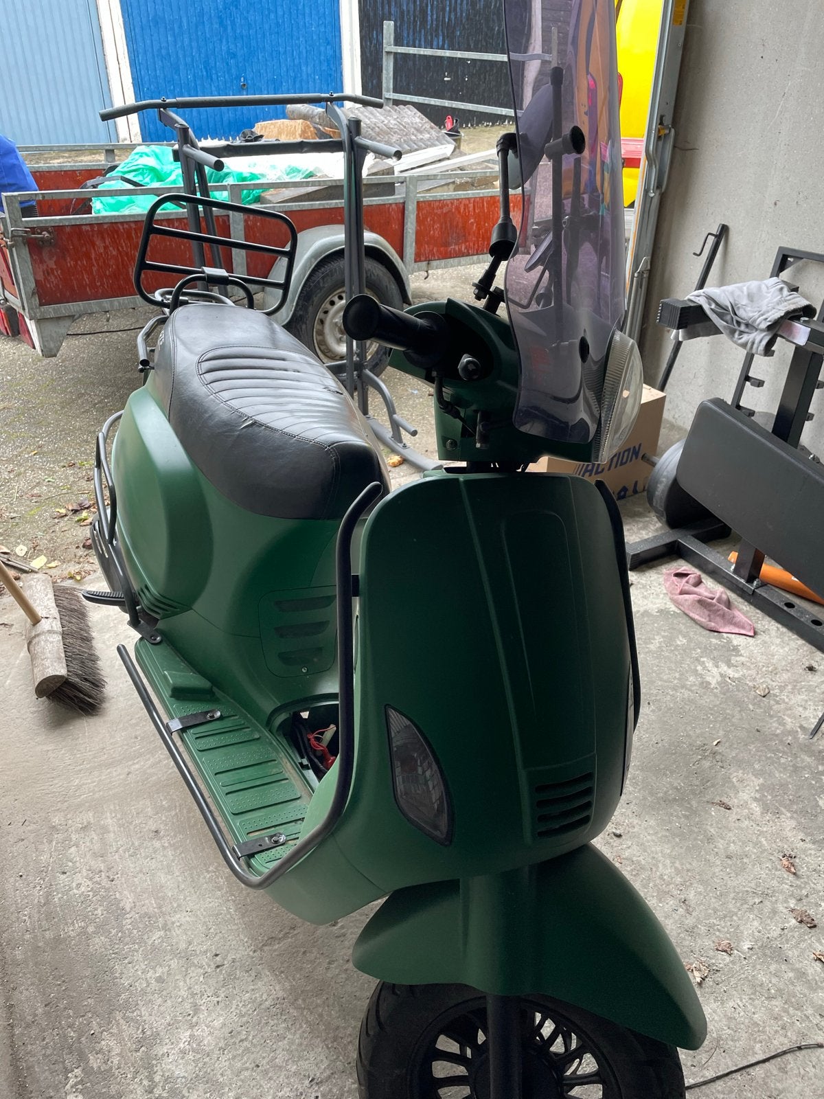 Scooter zonder accu - Loopt, maar heeft geen accu, Ophalen of Verzenden, Gebruikt, Maximaal 25 km/u, Benzine