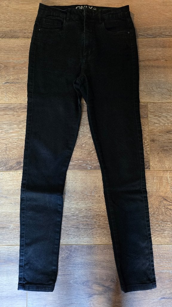 Zwarte jeans van Only maat M lengte 30, Only, Zwart, Ophalen of Verzenden, Zo goed als nieuw