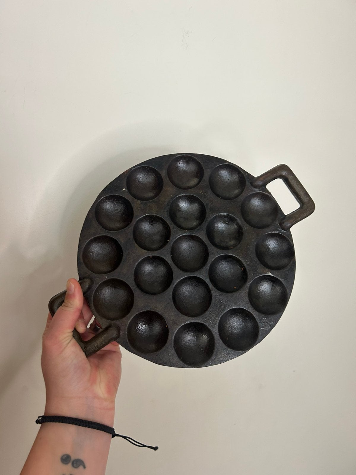 Gietijzeren poffertjes pan | merkloos, Geschikt voor barbecue, Gebruikt, Gietijzer, Overige typen